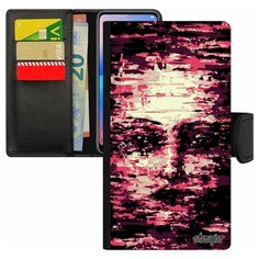 Чехол-книжка на смартфон iPhone 8 Plus, "Женское лицо" Образ Иллюзия Utaupia