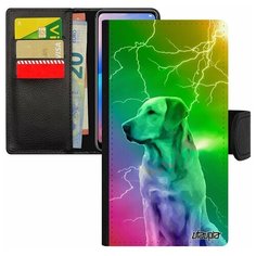 Чехол-книжка на смартфон Apple iPhone 7 Plus, "Лабрадор" Собачий Собака Utaupia