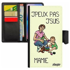 Чехол книжка на смартфон Apple iPhone 7 Plus, "Не могу - стала бабушкой!" Отговорка Юмор Utaupia