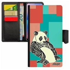 Чехол книжка на смартфон iPhone 8 Plus, "Панда" Тибет Китайский Utaupia