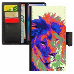 Чехол книжка на смартфон Apple iPhone 8, "Лев" Зверь Хозяин Utaupia