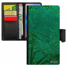 Чехол-книжка на смартфон iPhone 8 Plus, "Травы" Дно Хидзики Utaupia