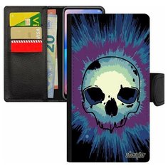 Чехол книжка на смартфон Apple iPhone 7 Plus, "Череп" Пират Готичный Utaupia