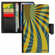 Чехол-книжка на смартфон Apple iPhone 8, "Спирали" Эффект Геометрия Utaupia