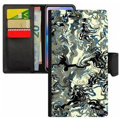 Чехол книжка на смартфон iPhone 7 Plus, "Мраморный фон" Узор Текстура Utaupia