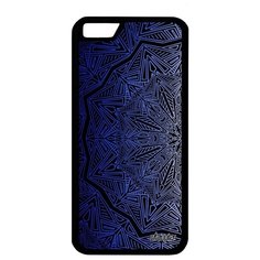 Модный чехол на смартфон // Apple iPhone 6S // "Мандала" Стиль Пентаграмма, Utaupia, синий
