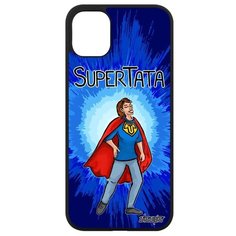 Защитный чехол на смартфон // iPhone 11 // "Супертетя" Тетка Веселый, Utaupia, синий