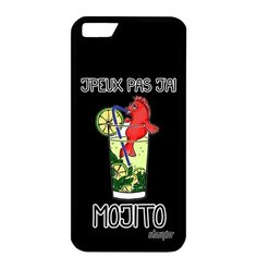 Противоударный чехол на смартфон // Apple iPhone 6S // "Не могу - у меня мохито!" Аперитив Пиво, Utaupia, черный