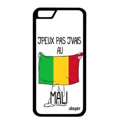 Красивый чехол на смартфон // Apple iPhone 6S // "Еду на Мали" Принт Туризм, Utaupia, белый