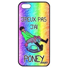 Новый чехол на смартфон // iPhone 5 5S SE (2016) // "Не могу - у меня пони!" Шутка Картинка, Utaupia, цветной