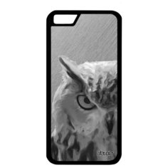 Защитный чехол на смартфон // iPhone 6S // "Сова" Ночной Стиль, Utaupia, серый