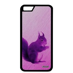Стильный чехол на смартфон // Apple iPhone 6S // "Белка" Грызун Телеутка, Utaupia, розовый