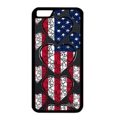 Качественный чехол на смартфон // iPhone 6S // "Флаг Соединенных Штатов с сердцем" Стиль Путешествие, Utaupia, цветной