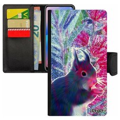 Чехол-книжка на смартфон Apple iPhone 8 Plus, "Белка" Телеутка Беличьи Utaupia