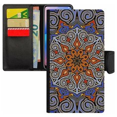 Чехол-книжка на смартфон iPhone 8, "Мандала" Тибет Буддизм Utaupia