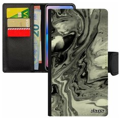 Чехол-книжка на смартфон iPhone SE 2020, "Волны" Фон Море Utaupia