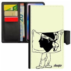 Чехол книжка на смартфон Apple iPhone SE 2020, "Флаг Корсики с руками" Путешествие Туризм Utaupia