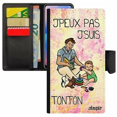 Чехол книжка на смартфон Apple iPhone SE 2020, "Не могу - стал дядей!" Шутка Пародия Utaupia