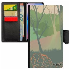 Чехол-книжка на смартфон Apple iPhone 8, "Лесные розы" Розы Свет Utaupia