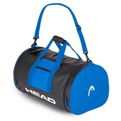 Сумка для тренировки HEAD TOUR 45л, Цвет - черный/голубой; Материал - Полиэстер 100%