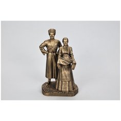 Интерьерная статуэтка, фигурка декоративная, "Вернисаж истории", композиция "Добро пожаловать!", малая Vernissage of History