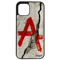 Защитный чехол на смартфон // iPhone 12 Pro Max // "Анархия" Дизайн Знак, Utaupia, серый