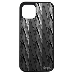 Красивый чехол на смартфон // Apple iPhone 12 Pro Max // "Восход" Символ Рисунок, Utaupia, серый