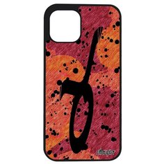 Противоударный чехол на смартфон // iPhone 12 Pro Max // "Знак зодиака Телец" Планета Зодиак, Utaupia, оранжевый