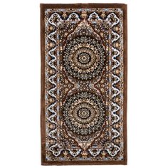 Ковер цвет коричневый 60 x 110 арт. УКВ-0626 Kamalak Tekstil