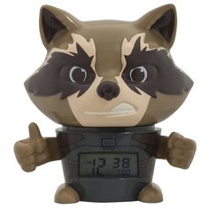 Часы настольные BulbBotz Infinity War Rocket серый