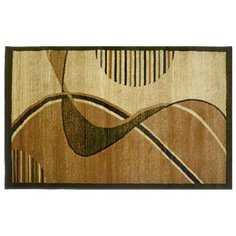 Ковер цвет кремовый+зеленый разм. 60х110 арт. УК-0543 Kamalak Tekstil