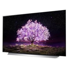 Телевизор OLED LG 55" OLED55C1RLA серебристый Ultra HD 120Hz DVB- T DVB- T2 DVB- C DVB- S DVB- S2 USB WiFi Smart TV (RUS)