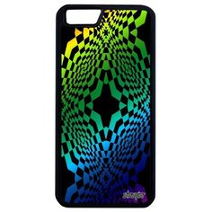 Противоударный чехол на смартфон // Apple iPhone 6 Plus // "Иллюзия звезда" Мираж Геометрический, Utaupia, цветной