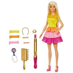 Игровой набор Barbie Невероятные локоны GBK24/GBK23
