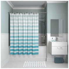 Штора для ванной IDDIS BASIC LINE 180-180см, полиэстер