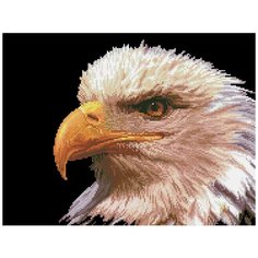 Кристальная мозаика (алмазная вышивка) "фрея" ALV-3 03 "Орел" 52 х 39.5 см