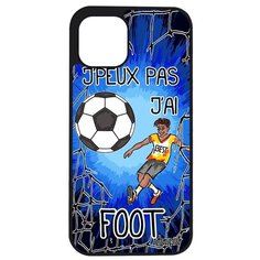 Простой чехол на смартфон // Apple iPhone 12 Pro Max // "Не могу - у меня футбол!" Шутка Повод, Utaupia, синий