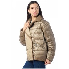 Куртка женская EVACANA 21401 размер 48, коричневый