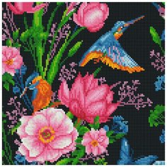 Алмазная мозаика на подрамнике ТМ Белоснежка "Волшебная ночь", 30X30 см.