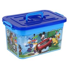 Ящик детский 10л Disney Микс синий С810/55 Полимербыт