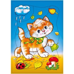 Рамка-вкладыш Дрофа-Медиа Котёнок (1197), 6 дет.