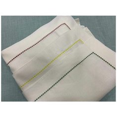 40х40 Набор белых салфеток на 6 персон Мережка комплект из 6 салеток Василиса