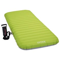 Надувной матрас Intex Roll N Go Bed (64780), салатовый