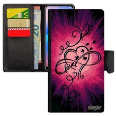 Чехол-книжка на смартфон Xiaomi Mi 8, "Бесконечность" Чувства Вселенная Utaupia