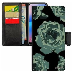 Чехол-книжка на смартфон Xiaomi Redmi 6a, "Цветы" Флора Акварель Utaupia