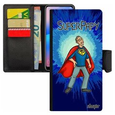 Чехол книжка на смартфон Redmi 6a, "Супердед" Дед Комикс Utaupia