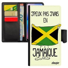 Чехол книжка на смартфон Xiaomi Mi 8, "Еду на Ямайку" Путешествие Патриот Utaupia