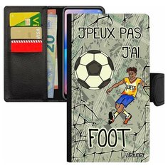 Чехол книжка на смартфон Xiaomi Mi 8 lite, "Не могу - у меня футбол!" Спорт Повод Utaupia
