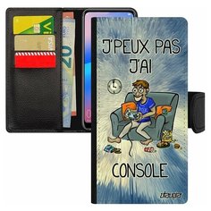 Чехол книжка для смарфона Redmi 6a, "Не могу - у меня приставка!" Консоль Шутка Utaupia
