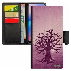 Чехол книжка на смартфон Redmi 6a, "Дерево жизни" Экология Древо Utaupia